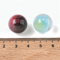 Two Tone Transparent Resin Beads&nbsp;RE-CBAC6DF-01
