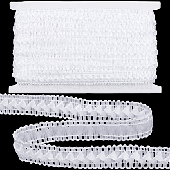 Polyester Centipede Braided Lace Ribbon&nbsp;OCOR-WH20012-25B