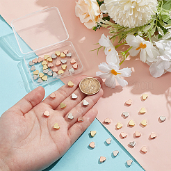60Pcs 3 Colors Rack Plating Brass Beads&nbsp;KK-UN0003-44