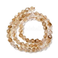 Heated Natural Citrine Beads Strands&nbsp;G-Z119-A37-01