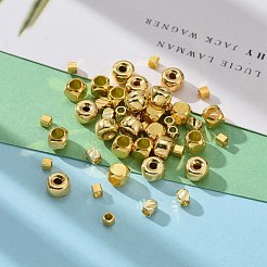 60Pcs 4 Style Brass Spacer Beads Set&nbsp;KK-LS0001-09G