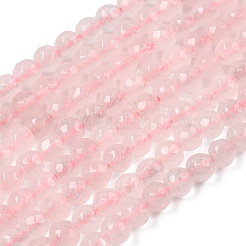 Natural Rose Quartz Gemstone Beads&nbsp;GSF4mmC034