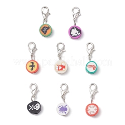Handmade Polymer Clay Pendant Decorations&nbsp;HJEW-JM04028-01