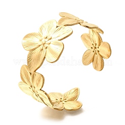 304 Stainless Steel Cuff Bangles&nbsp;STAS-Z108-06G