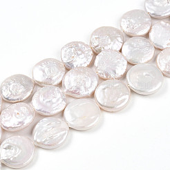 Natural Nucleate Keshi Pearl Beads Strands&nbsp;PEAR-S018-03H
