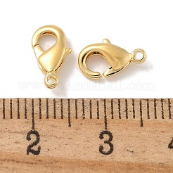 真鍮カニカン  カドミウムフリー＆ニッケルフリー＆鉛フリー  18KGP本金メッキ  10x5x2.5mm  穴：1mm&nbsp;KK-H503-34G-02