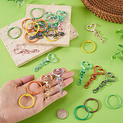 15Pcs Spray Painted Alloy Swivel Snap Hook Clasps&nbsp;FIND-TA0010-58