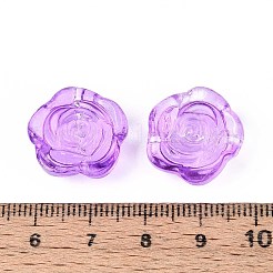 Baking Paint Transparent Glass Beads&nbsp;DGLA-N018-01G