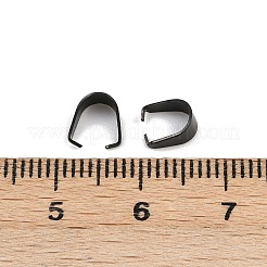 304 Stainless Steel Snap On Bails&nbsp;STAS-C135-01A-EB