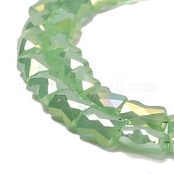AB Color Plate Glass Beads Strands&nbsp;EGLA-P051-06B-C07