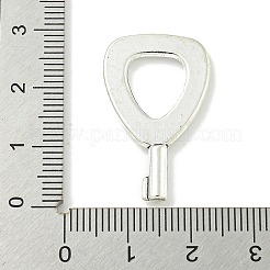 合金のチベット風チャーム  鉛フリー＆カドミウムフリー  キーチャーム  アンティークシルバー  28.5x17.5x3mm  穴：9.5x10.5mm&nbsp;TIBE-I026-5968AS