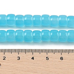 Baking Plating Glass Beads Strands&nbsp;GLAA-H036-01G