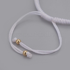 Nylon Cord Braided Bead Bracelets Making&nbsp;BJEW-F360-F19
