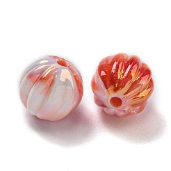 UV Plating Rainbow Iridescent Acrylic Beads&nbsp;OACR-E041-04