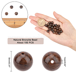 Natural Bronzite Bead Strands&nbsp;G-AR0002-36