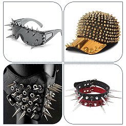 24Pcs 4 Colors Alloy Rivets Set&nbsp;FIND-WR0011-61