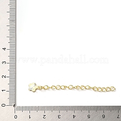 Rack Plating Brass Curb Chain Extender&nbsp;KK-Q807-15G