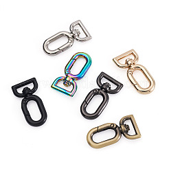 12Pcs 6 Colors Zinc Alloy Swivel Clasps&nbsp;FIND-BY0001-06