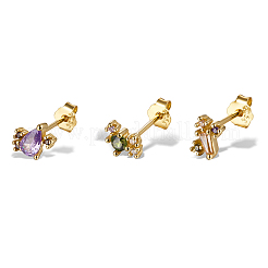 Elegant S925 Silver Earrings with Diamonds&nbsp;KH6473-7