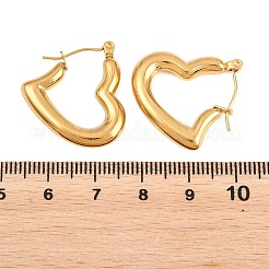 Valentine's Day 304 Stainless Steel Hoop Earrings&nbsp;EJEW-P345-04G