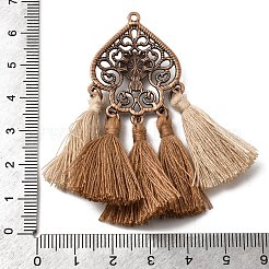 Bohemia Polyester Tassel Big Pendants&nbsp;FIND-B058-01R