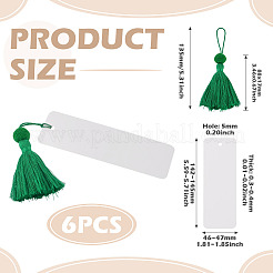 6Pcs Blank Kraft Paper Bookmark&nbsp;AJEW-TADJ0001-31C