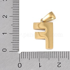 Natural White Shell Alphabet Pendants&nbsp;STAS-M338-02G-F