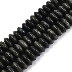 天然中国翡翠 南部翡翠ビーズ連  ソーサービーズ  11.5~12x4.5~5.5mm  穴：0.7~1.2mm  約59~61個/連  12.40~12.80インチ（31.5~32.5cm）&nbsp;G-Q606-64A-02