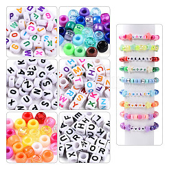 3 Boxs DIY Acrylic Beads Bracelets Making Kits&nbsp;DIY-YW0013-03