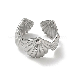 304 Stainless Steel Cuff Open Ring Setting&nbsp;SA-CBA37BC-08C-P