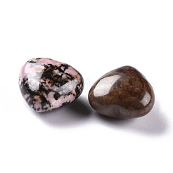 Natural Rhodonite Heart Love Stone&nbsp;G-M379-18