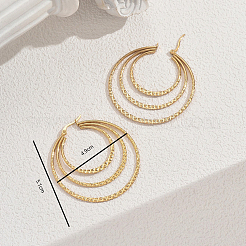 Stainless Steel Triple Hoop Earrings&nbsp;ZM0162