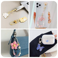 50Pcs 5 Colors Alloy Swivel Snap Hook Clasps&nbsp;FIND-TA0005-83