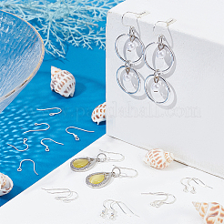 12 Parirs 6 Style Sterling Silver Earring Hooks&nbsp;FIND-PH0017-81
