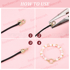 28Pcs 2 Colors Brass Bead Tips&nbsp;FIND-BBC0005-09