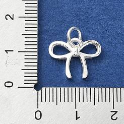 925 Sterling Silver Bowknot Charms&nbsp;STER-M119-05C-S