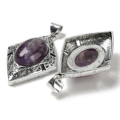 Natural Amethyst Big Pendants&nbsp;G-Z050-08B