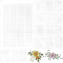 32個 16スタイル 紙製古代ヘアピン DIYツール素材  混合図形  295x210x0.5mm  2個/スタイル&nbsp;DIY-PH0023-46