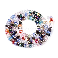 Electroplate Transparent Glass Beads Strands&nbsp;EGLA-N022-05A-C01