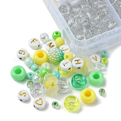 DIY Round Acrylic & Plastic Beads Bracelets Making Kits&nbsp;DIY-FS0006-49