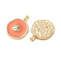 Brass Enamel Pendants&nbsp;KK-CJC12A6-01C-G
