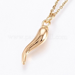 304 Stainless Steel Pendant Necklaces&nbsp;NJEW-P224-11