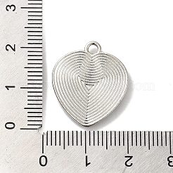 合金ペンダント  猫とハート  プラチナ  濃いグレー  21x18x2.5mm  穴：2mm&nbsp;FIND-H045-08P-04