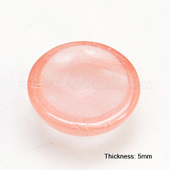 Cherry Quartz Glass Cabochons&nbsp;G-H1596-FR-12mm-21