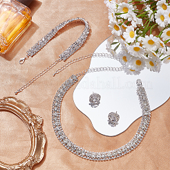 1 Bag Alloy Rhinestone Jewelry Sets&nbsp;SJEW-UN0001-27S