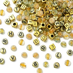 200PCSアクリルビーズ  ライン入り  水平穴  混合図形  ミックスカラー  6~7x3.5~6mm  穴：1.2~3mm&nbsp;MACR-FS0001-85