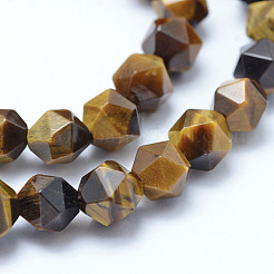 Natural Tiger Eye Beads Strands&nbsp;G-F523-45-8mm