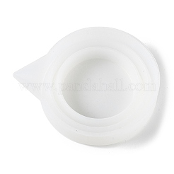 シリコーンミキシングカップ  折りたたみ計量カップ  ホワイト  126x105x106mm  容量：500ml（16.91fl.oz）&nbsp;SIMO-H016-03A