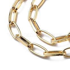 Rhinestone Snake Pendant Necklaces with Paperclip Chains&nbsp;NJEW-R261-01G