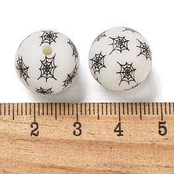 Halloween Round Silicone Beads&nbsp;SIL-K002-03A